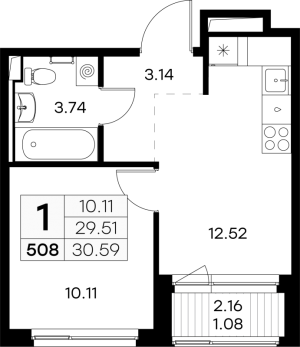 планировка, фото №1