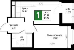 планировка, фото №1