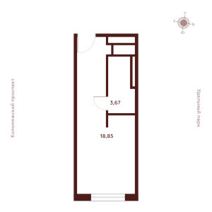 планировка, фото №1