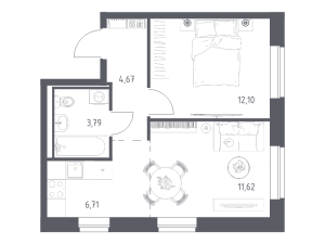 планировка, фото №1