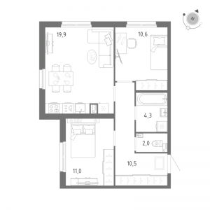 планировка, фото №1