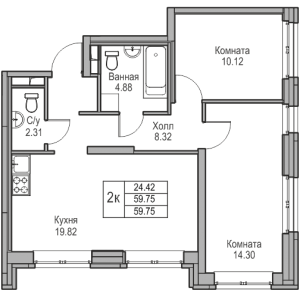 планировка, фото №1