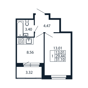 планировка, фото №1
