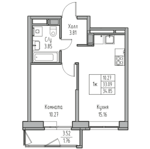 планировка, фото №1