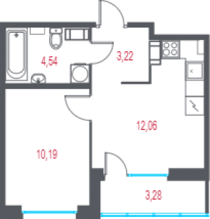 планировка, фото №1