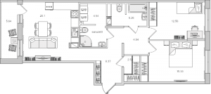 планировка, фото №1