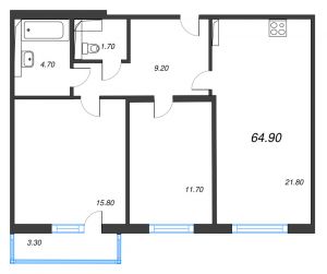 планировка, фото №1