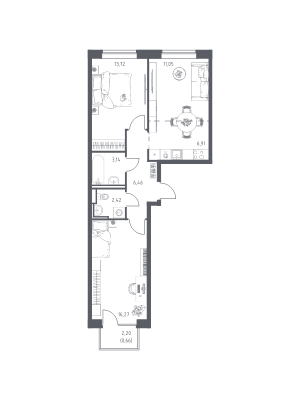 планировка, фото №1