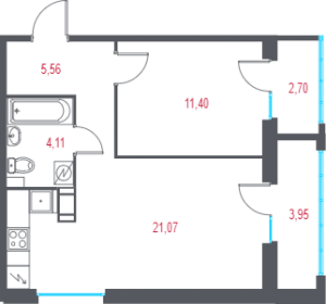 планировка, фото №1
