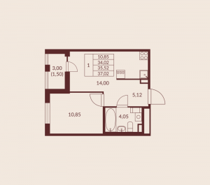 планировка, фото №1