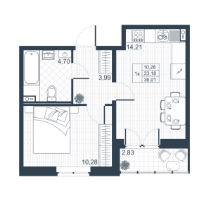 планировка, фото №1