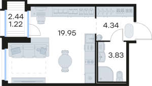 планировка, фото №1