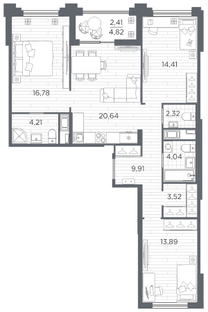 планировка, фото №1