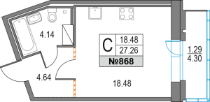 планировка, фото №1