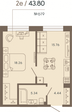 планировка, фото №1