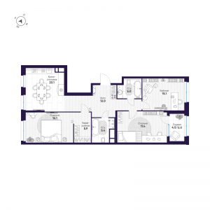 планировка, фото №1