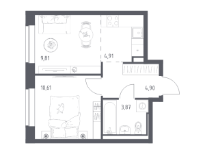 планировка, фото №1