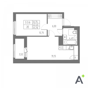 планировка, фото №1