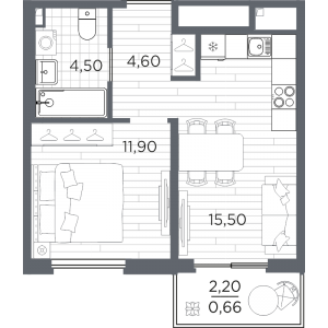 планировка, фото №1