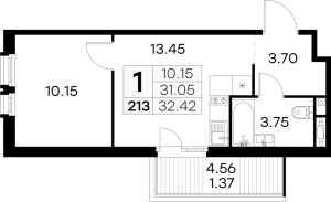 планировка, фото №1