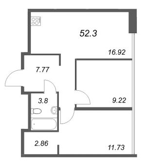 планировка, фото №1