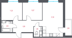 планировка, фото №1