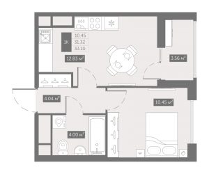 планировка, фото №1