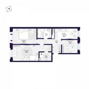 планировка, фото №1