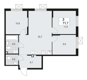 планировка, фото №1