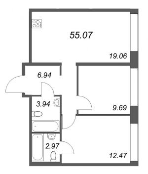 планировка, фото №1