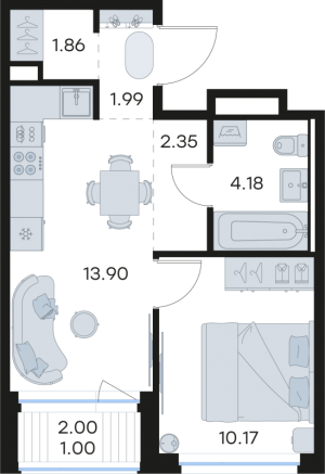 планировка, фото №1
