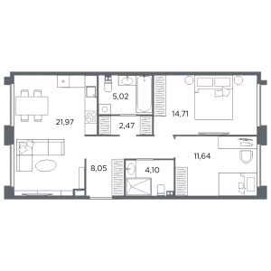 планировка, фото №1