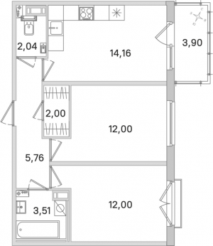 планировка, фото №1