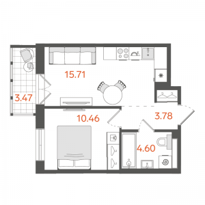 планировка, фото №1
