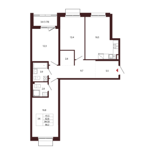 планировка, фото №1