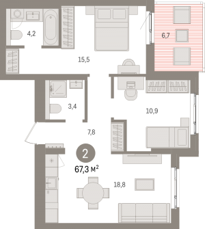 планировка, фото №1