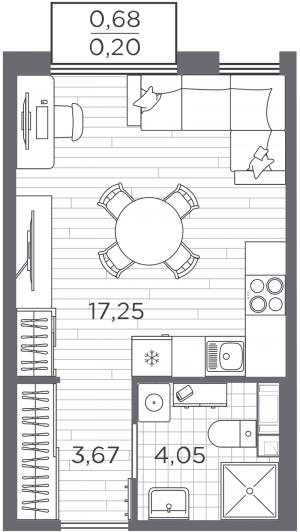 планировка, фото №1