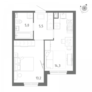 планировка, фото №1