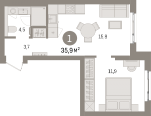 планировка, фото №1