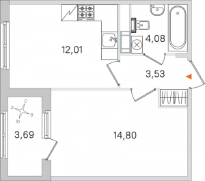 планировка, фото №1