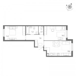 планировка, фото №1