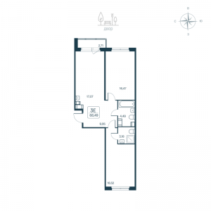 планировка, фото №1