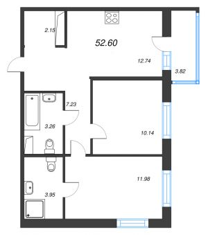 планировка, фото №1