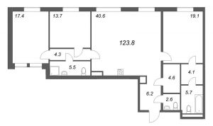 планировка, фото №1