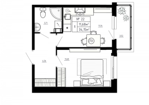 планировка, фото №1