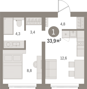 планировка, фото №1