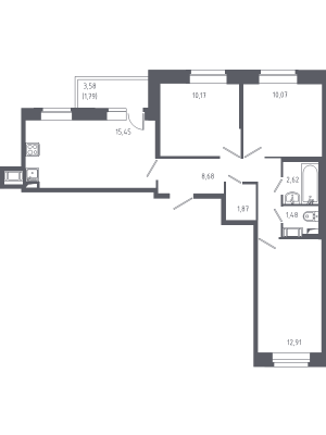 планировка, фото №1