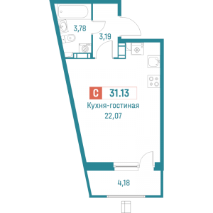 планировка, фото №1