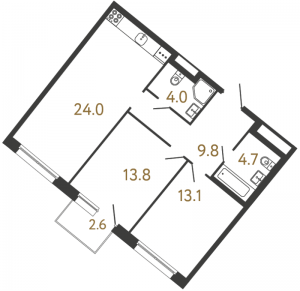 планировка, фото №1