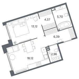 планировка, фото №1